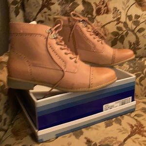 Zip up ankle boots